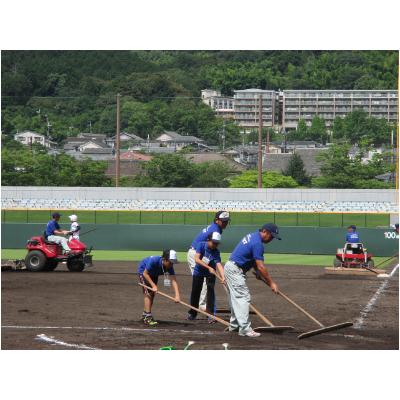 ふるさと納税 大津市 球場グラウンド整備体験!