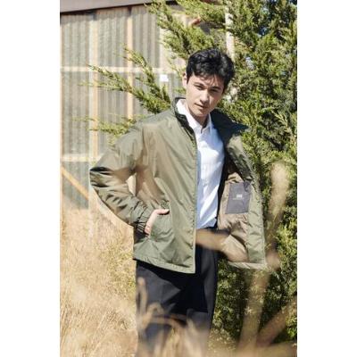 ふるさと納税 青森市 [KAPOK KNOT] カポックダウンライトジャケット メンズ オリーブ 3L 1着