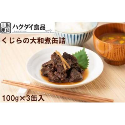 ふるさと納税 南房総市 鯨(くじら)の大和煮缶詰 3缶入り mi