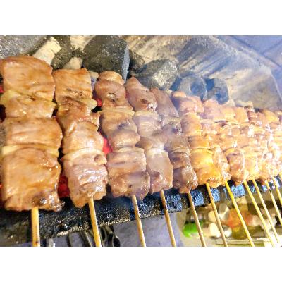 ふるさと納税 室蘭市 室蘭やきとり伊勢広 豚精肉串 20本入