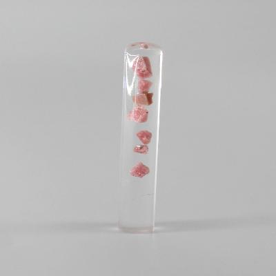 ふるさと納税 野田村 【野田村産】バラ輝石アクリル印鑑　12mm　 |  | 01