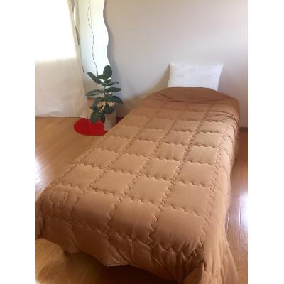 ふるさと納税 宇治市 キャメル ライトウェイト掛けふとん(SL)