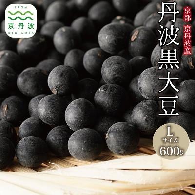 ふるさと納税 京丹波町 京丹波町産 丹波黒大豆 Lサイズ 600g(300g×2袋) 黒豆