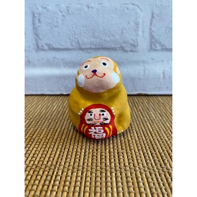 ふるさと納税 春日部市 達磨抱き申(さる)手作り張子人形