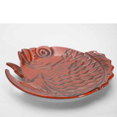 ふるさと納税 高岡市 【高岡漆器】銘々皿　鯛彫_2