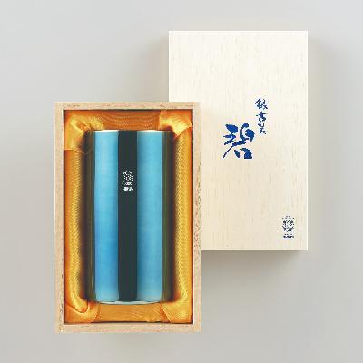 ふるさと納税 燕市 碧 銀古美(あお ぎんふるみ)18-8ステンレス 二重構造ハイボールタンブラー(AO-06)