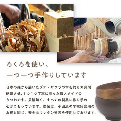 ふるさと納税 小田原市 【ふるさと納税】めいぼく椀テッラ 大　2樹種セット 【 お椀 汁椀 木製 神奈川県 小田原市 】 |  | 01