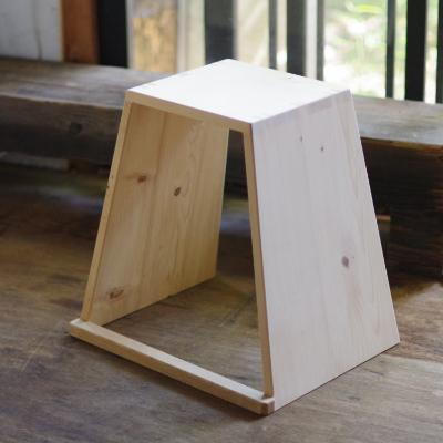 ふるさと納税 上松町 [家具木工山戸]しっとり肌ざわり、こうやまきスツール