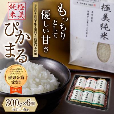 ふるさと納税 阿蘇市 極美純米ぴかまる300g×6個 ギフトセット