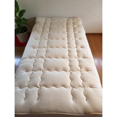 ふるさと納税 宇治市 ラ・クーンウール 敷きパッド (セミダブル)