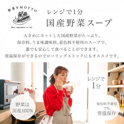 ふるさと納税 静岡市 野菜をMOTTO　国産野菜のレンジカップスープ　8個セット |  | 03