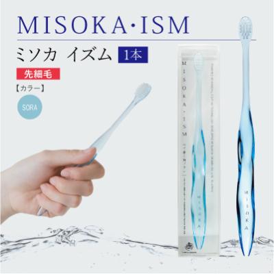 ふるさと納税 箕面市 [デザイナーズモデル]水で磨くプレミアム歯ブラシMISOKA・ISM 本体カラー「SORA」