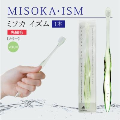 ふるさと納税 箕面市 [デザイナーズモデル]水で磨くプレミアム歯ブラシMISOKA・ISM 本体カラー「MEBUKI」