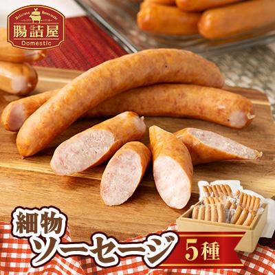 ふるさと納税 太田市 腸詰屋 細物ソーセージ5種セット(冷蔵)