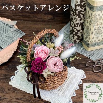 ふるさと納税 春日部市 プリザーブドフラワーアレンジ [ヴィオレ] 春日部市 シュガーパイン
