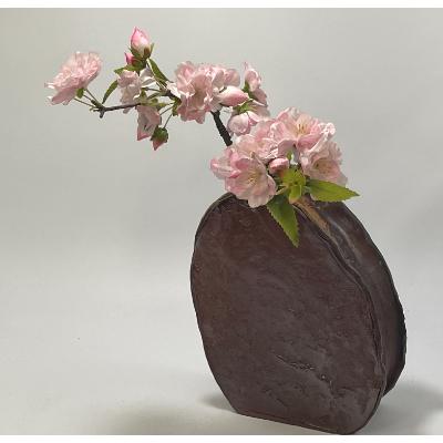 ふるさと納税 備前市 備前焼 変形花器(張り合わせ)