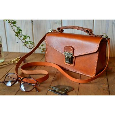 ふるさと納税 小浜市 ウォレット&amp;バック ショルダー付(ライトブラウン)