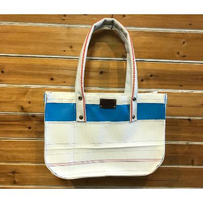 ふるさと納税 甲賀市 消防ホースアップサイクル[トートバッグ]白ベース