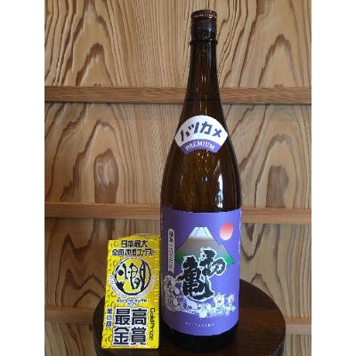 ふるさと納税 藤枝市 全国熱燗コンテスト最高金賞受賞!初亀プレミアム 1800ml