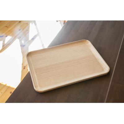 ふるさと納税 結城市 桐トレー(白)