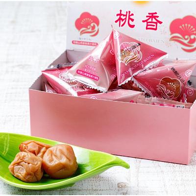 ふるさと納税 美浜町 紀州南高梅 桃風味梅干(桃香)テトラピロー 12個入り