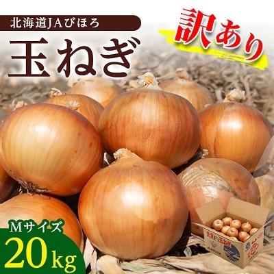 ふるさと納税 美幌町 「数量限定訳あり品」玉ねぎMサイズ・20kg