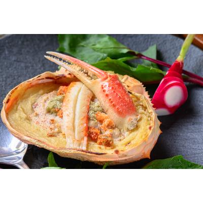 ふるさと納税 京丹後市 海鮮の匠 魚政のカニ屋が作る海のグラタン 夫婦ズワイガニ 5個セット