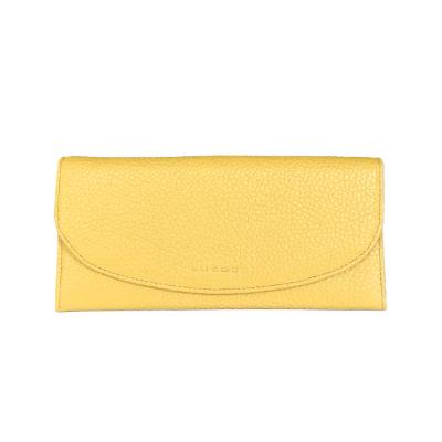 ふるさと納税 新庄市 LUEGO Carino カリーノ フラップウォレット / マスタード