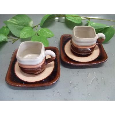 ふるさと納税 甲賀市 【信楽焼】ちょっぴりかわいい3色カップ&ソーサー　コーヒー紅茶・デザートペアセット　nwu-003 |  | 01