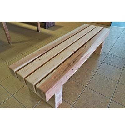 ふるさと納税 印南町 [和歌山県印南町産]スギの正角材ベンチ 1脚