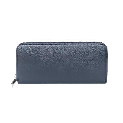 ふるさと納税 新庄市 LUEGO Grace Homme グレースオム ラウンド長財布 / ネイビー