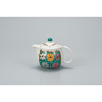 ふるさと納税 能美市 九谷焼 ポット急須 フラワーBOX 岩田玲子作