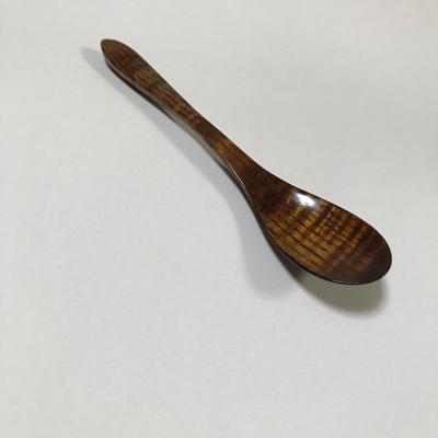 ふるさと納税 人吉市 木と漆のスプーンR(タモ)