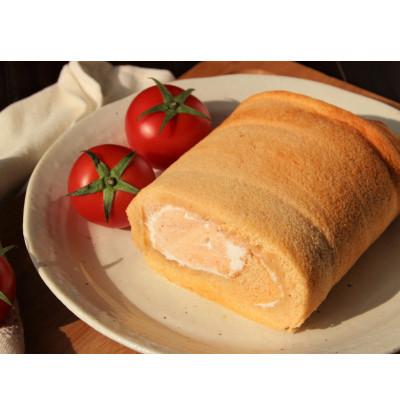 ふるさと納税 高森町 阿蘇とまとろーる(R)と 阿蘇ぬれブランデーケーキ(地酒入り)の2本セット