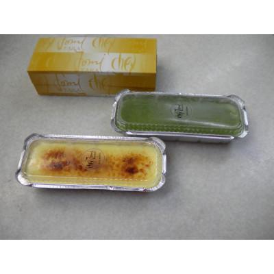 ふるさと納税 別府市 九州産クリームチーズ使用 濃厚チーズブリュレ&amp;濃厚抹茶チーズケーキセット