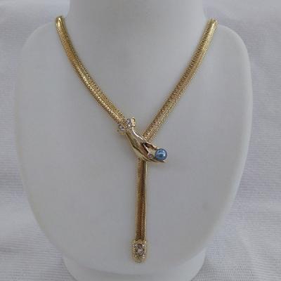 ふるさと納税 鳥羽市 伊勢志摩あこや本真珠ネックレス・スネーク(黒真珠)G 20-37