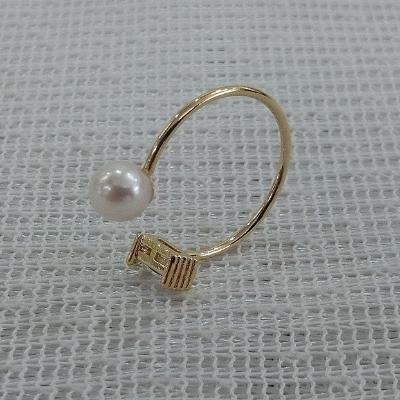 ふるさと納税 鳥羽市 伊勢志摩あこや本真珠リング(バケットカット)G 20-41 |  | 02