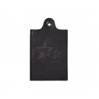 ふるさと納税 交野市 Leather Pass Case ブラック
