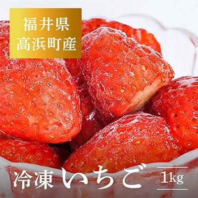 ふるさと納税 高浜町 福井県高浜町産 冷凍いちご 1kg (いちご農園のブランドイチゴ「リッチゴ」)