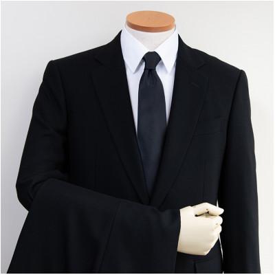 ふるさと納税 大垣市 水の都・大垣産服地SUITO WOOL使用 ブラックフォーマルオーダースーツお仕立券
