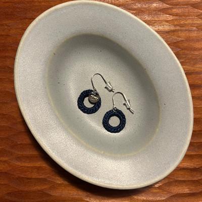 ふるさと納税 岡山市 airy indigo ピアス