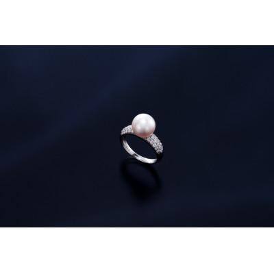 ふるさと納税 鳥羽市 あこや真珠パヴェリング(10号) 650-01