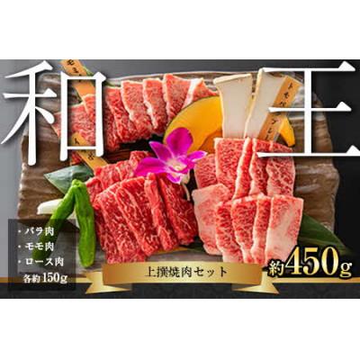 ふるさと納税 山鹿市 熊本和王 厳選焼肉食べ比べセット 450g