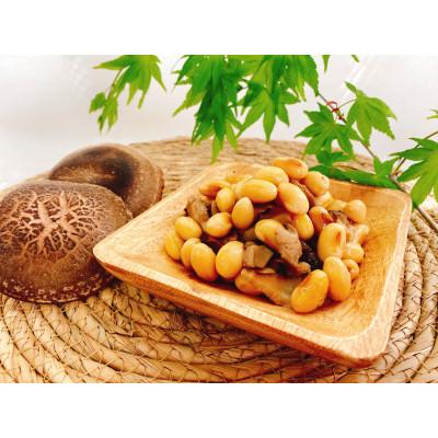 ふるさと納税 身延町 あけぼの大豆の椎茸煮(4袋セット)