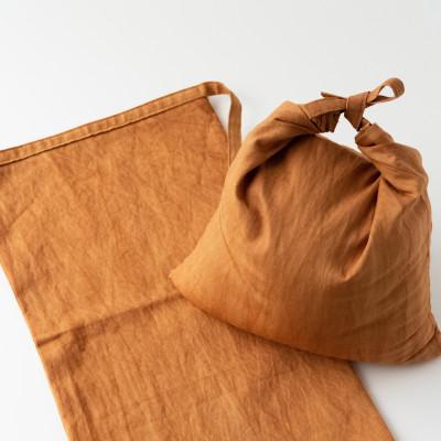 ふるさと納税 香春町 柿渋染米袋(〜4kg)