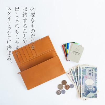 ふるさと納税 和泉市 【本革 長財布】ロングウォレット スタンダード スリム 姫路レザー【aw-12hn-GR】 |  | 02