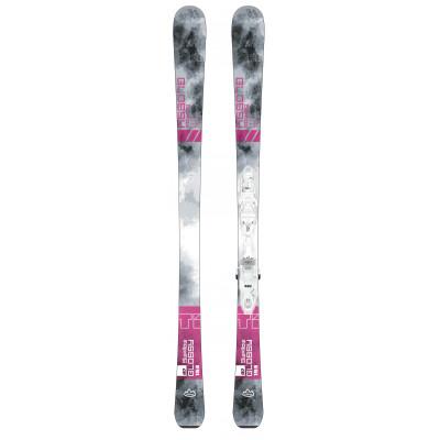 ふるさと納税 飯山市 [限定モデル]大人スキー板 GLOSSY-TI 142cm スワロースキー