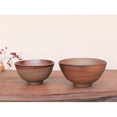 ふるさと納税 上島町 備前焼 飯碗(めおと) st-013