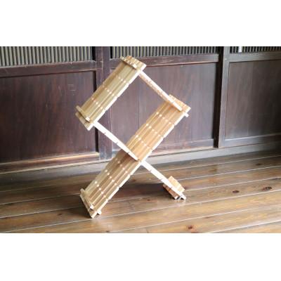 ふるさと納税 古殿町 組手什 組立キット マガジンタワー