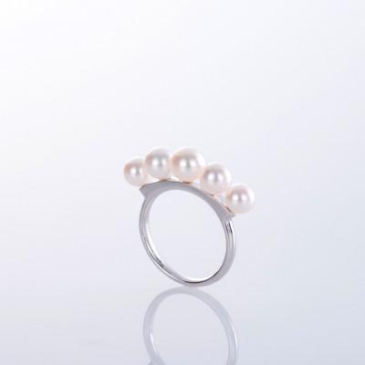 ふるさと納税 鳥羽市 プラチナアコヤパールリング300-04